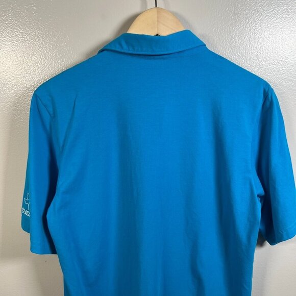 Criquet Polo Shirt Mens Size Medium Blue Golf Classic Work Business Casual - Picture 7 of 8